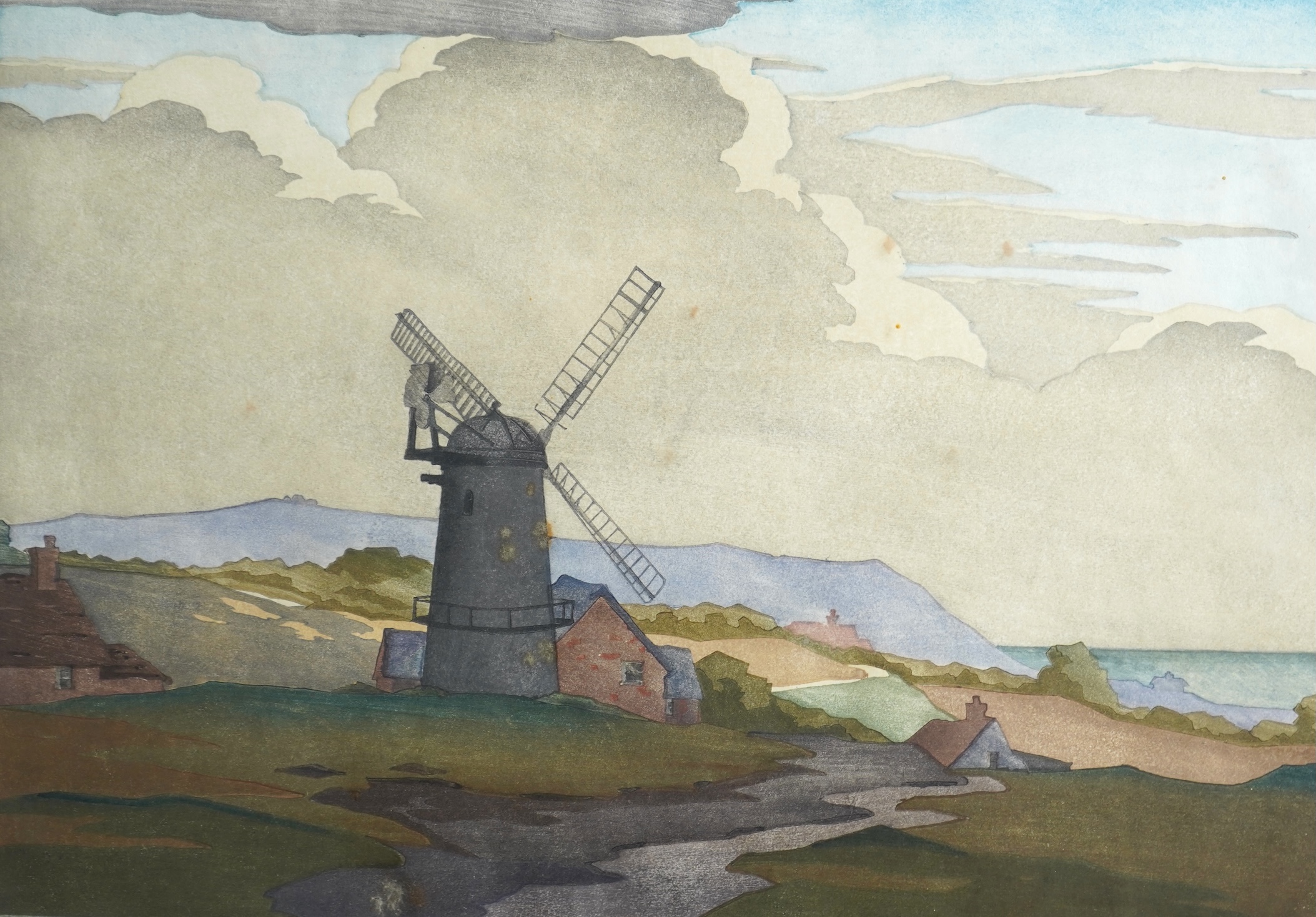 Eric Slater, 1896-1963, 'A Sussex Mill'